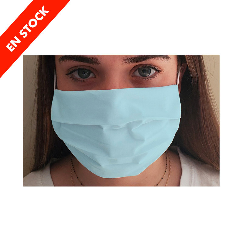 MASQUE 3 PLIS ALTERNATIF EN COTON - lot de 10 pièces Masques