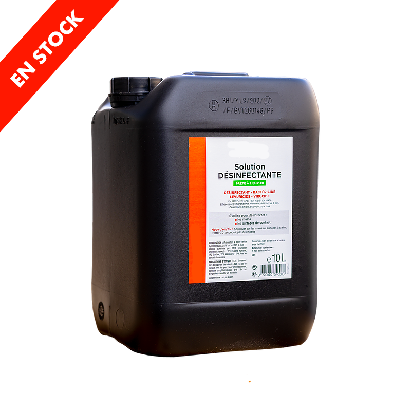 disinfectant solutions 10l AsConseil EPI