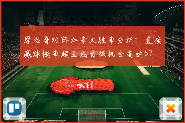 摩洛哥对阵加拿大胜率分析：直接赢球概率超五成晋级机会高达67